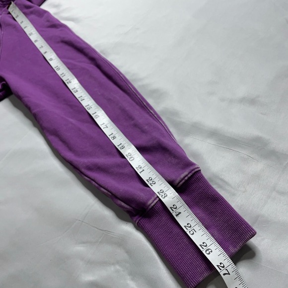 JoyLab Cropped Hoodie Womens Small Purple 1/4 Zip Thombhole Raglan Sleeve Sports - Picture 10 of 16